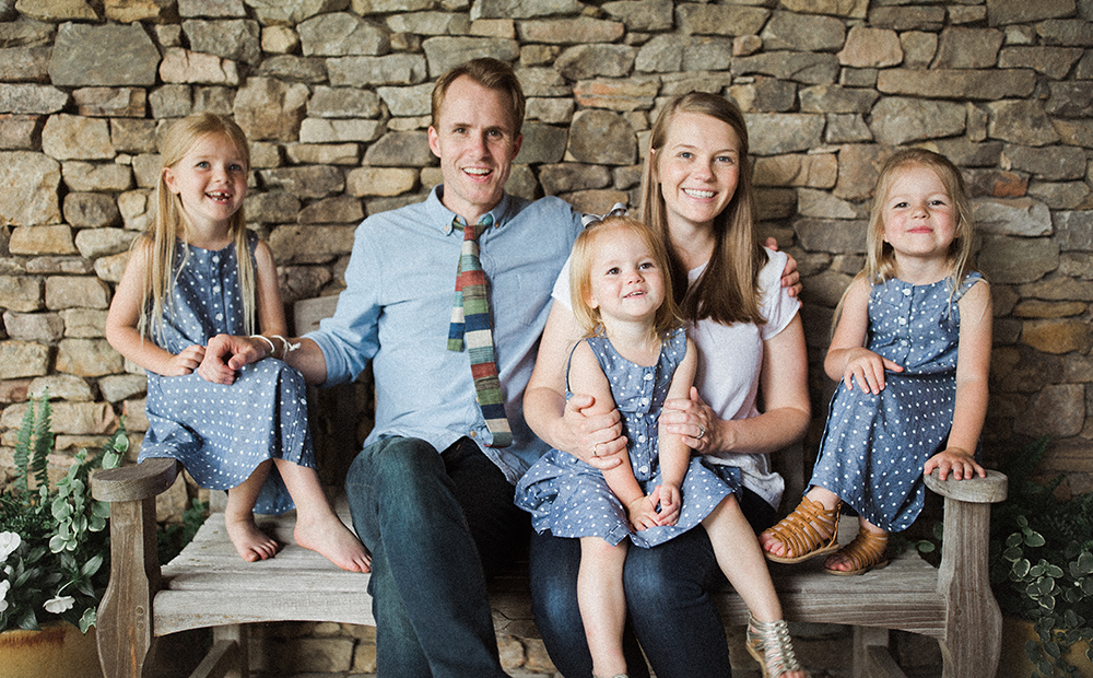 Tanner and Emily Chapman Richards and their three girls