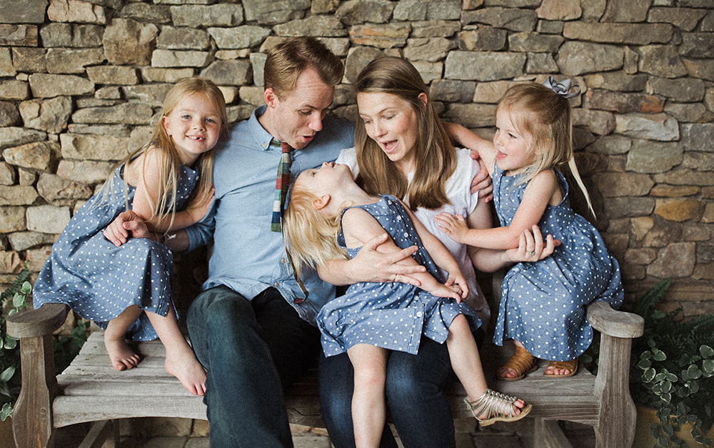 Tanner and Emily Chapman Richards and their three girls