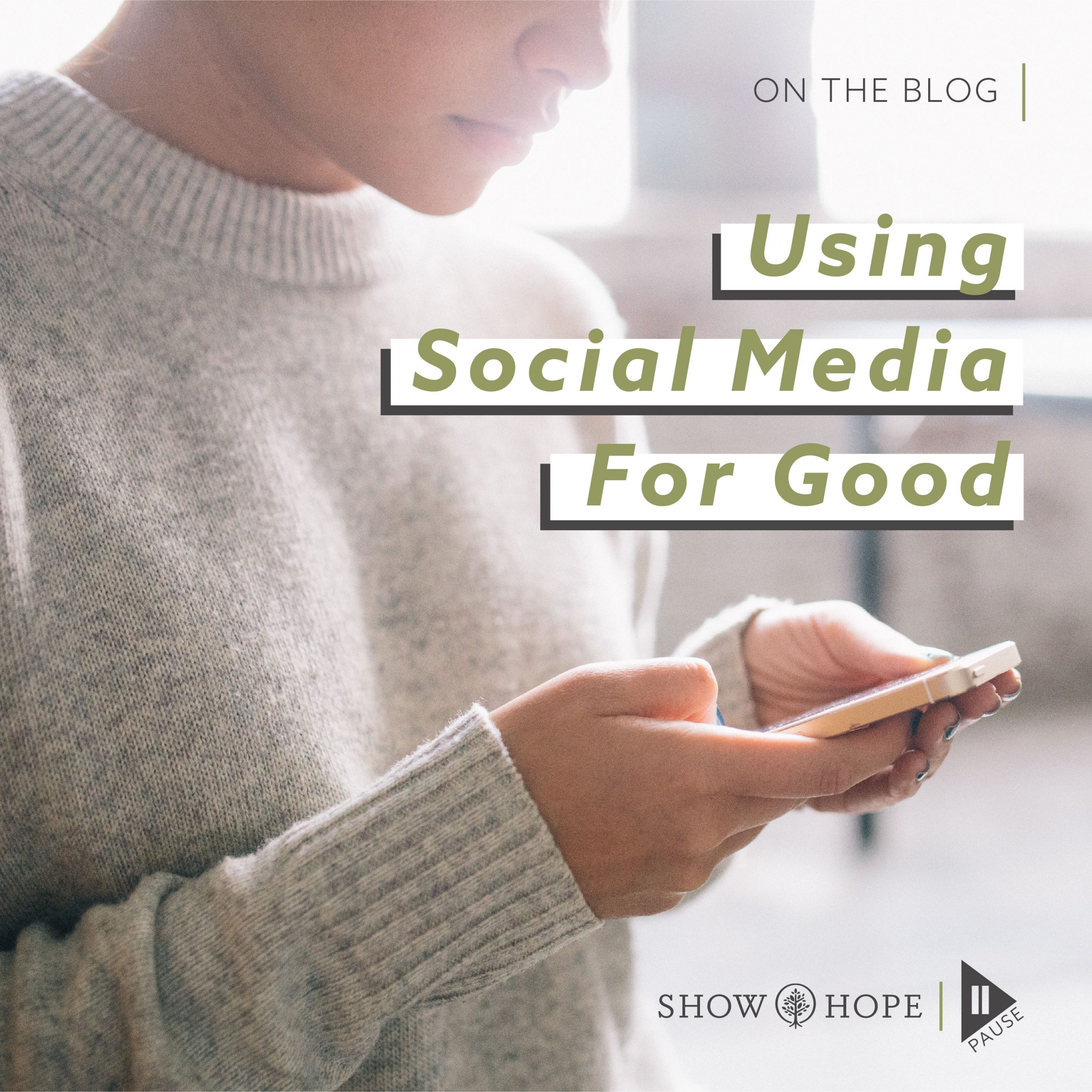 Using Social Media for Good