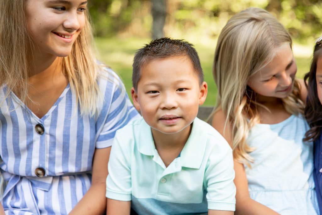 Children smiling and laughing