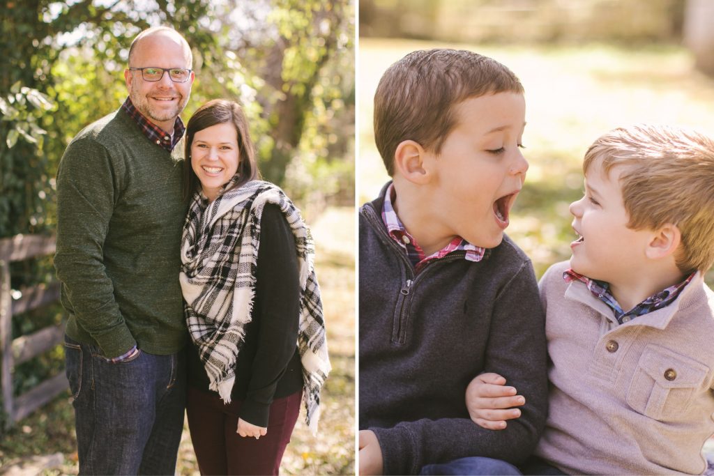 The Magness Family | An image of Laura and Nathan Magness and their two sons