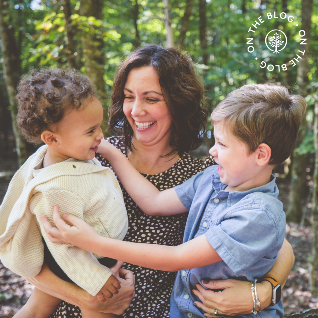 Show Hope grant recipient family smiling at each other