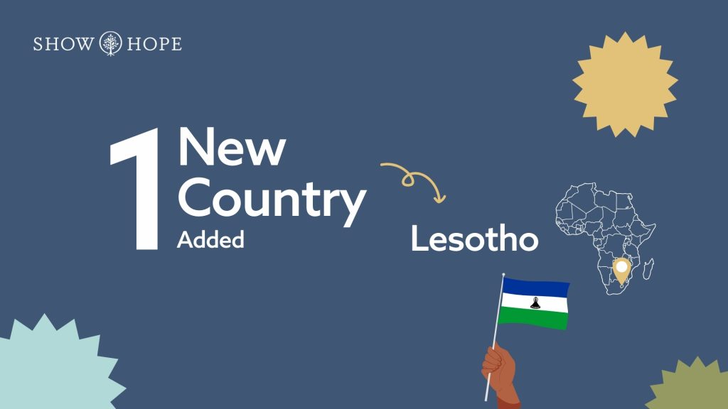 1 New Country Added: Lesotho