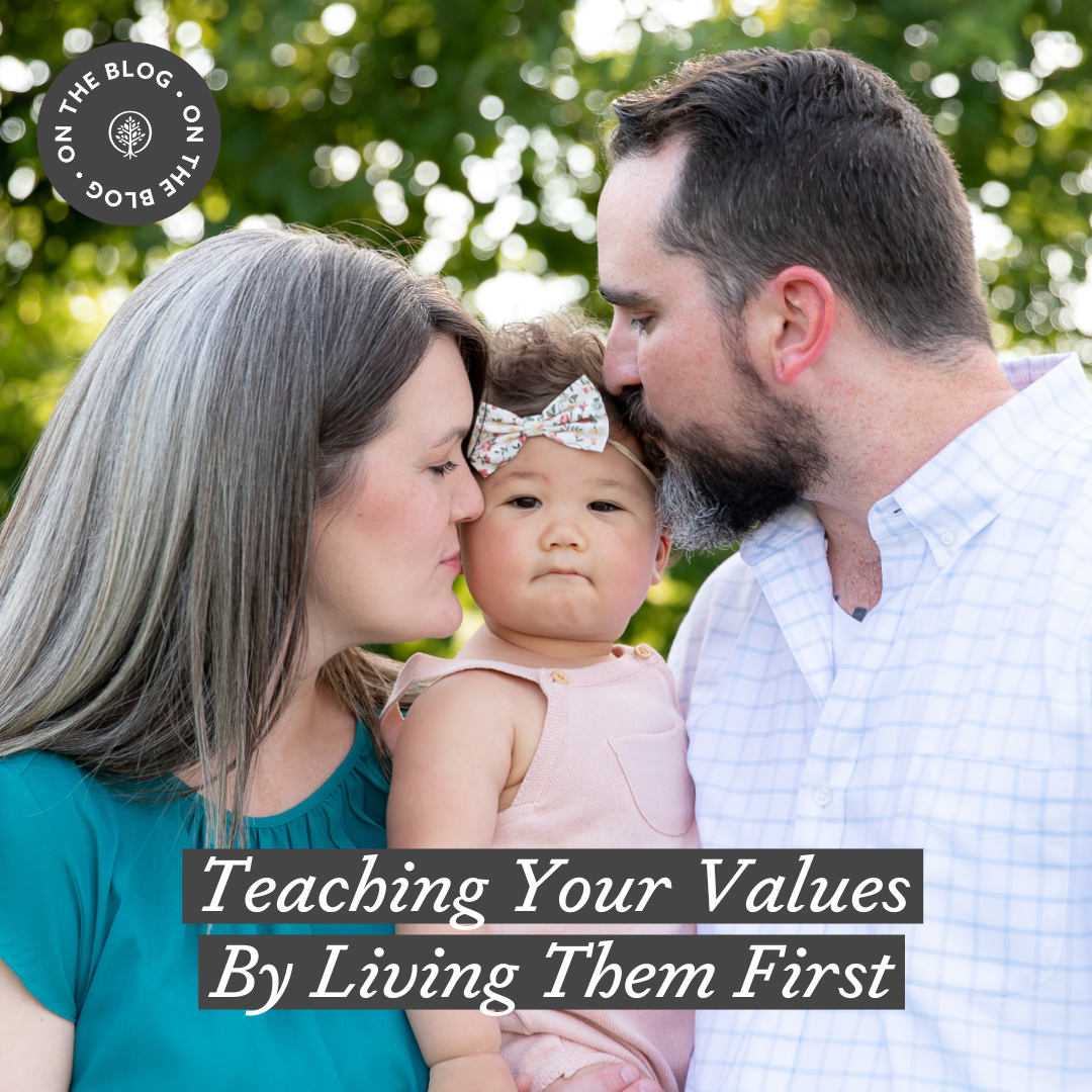 Blog Teaching Your Values By Living Them First (Instagram Post)