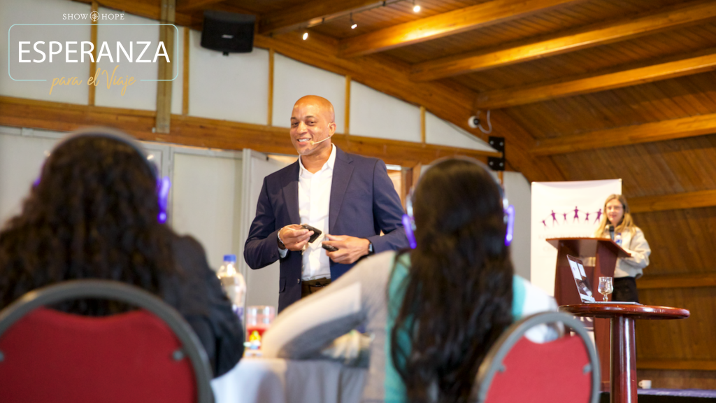 Daren Jones at TBRI Training in Colombia funded by Show Hope