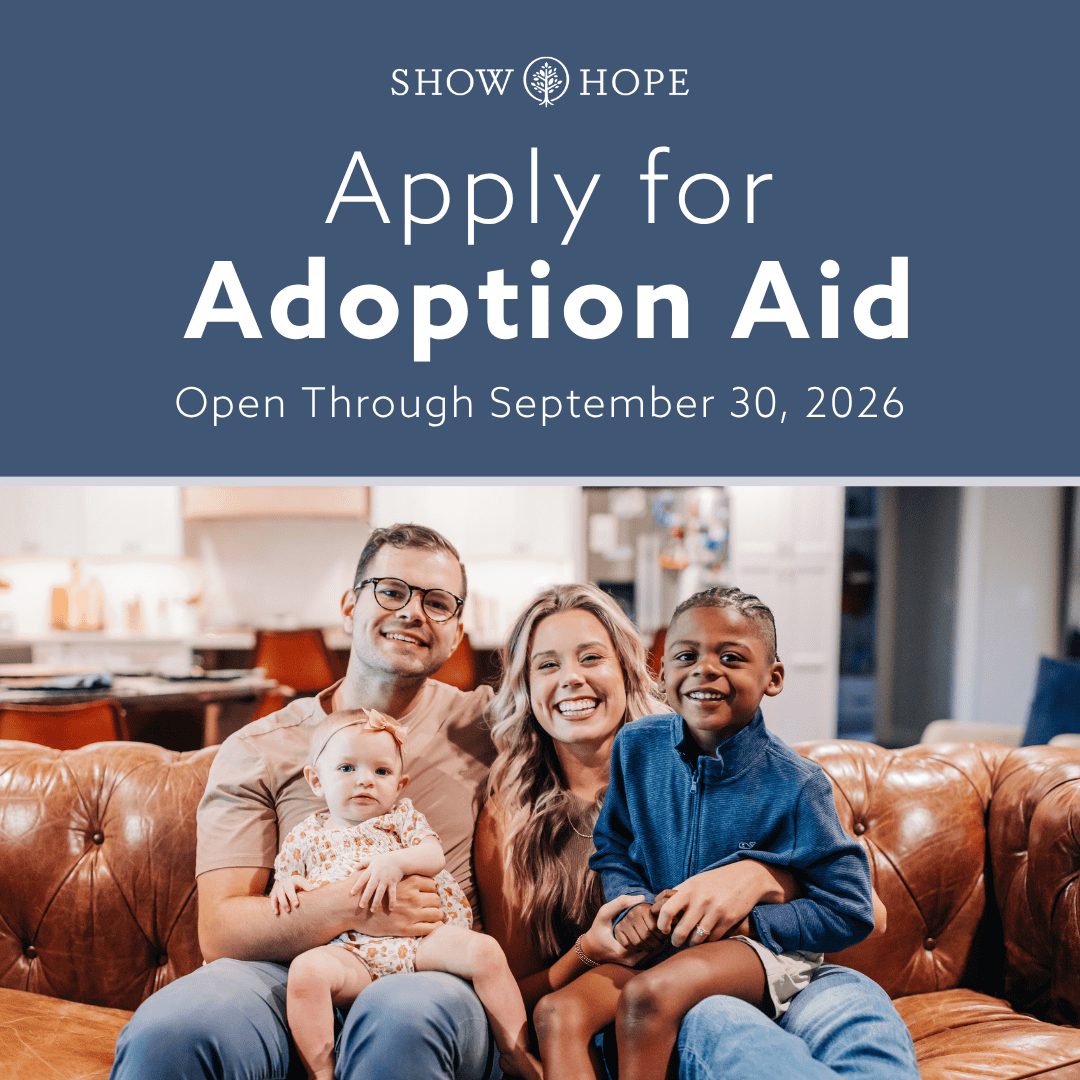 Apply for Adoption Aid. Open through September 30, 2026.